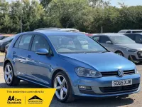 Used VW Golf VII Match 2015 Blue Hatchback