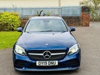 Used Mercedes C220 AMG Line Premium 194 HP (142 kW) 2019 Blue Sedan