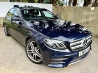 Used Mercedes E220 AMG line 2017 Blue Sedan