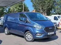 Used Ford Transit Custom Limited 130 HP (95 kW) 2021 Blue Van