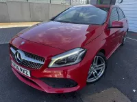 Used Mercedes A200 AMG line 136 HP (100 kW) 2016 Red Hatchback