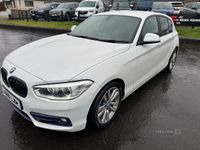 Used BMW 116 Sport Line 2017 White Hatchback