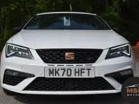 Used Seat Leon CUPRA 290 HP (213 kW) 2020 White Hatchback