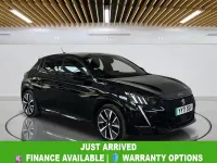 Used Peugeot e-208 GT 100 kW (136 HP) 2021 Black Hatchback