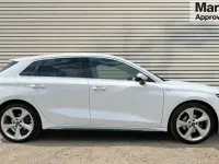 Used Audi A3 S-Line 110 HP (80 kW) 2024 White Hatchback