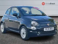 Used Fiat 500 Lounge 70 HP (51 kW) 2021 Black Hatchback