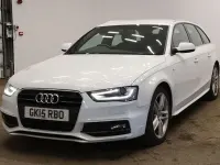 Used Audi A4 S-Line 150 HP (110 kW) 2015 White Estate