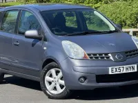 Used Nissan Note Acenta 110 HP (80 kW) 2007 Grey Hatchback