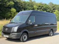 Used VW Crafter 136 HP (100 kW) 2016 Black Van