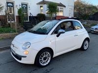 Used Fiat 500C Lounge 69 HP (50 kW) 2014 White Cabriolet