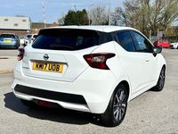 Used Nissan Micra N-Connecta 2017 White Hatchback