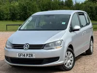 Used VW Sharan S 140 HP (102 kW) 2014 Silver MPV