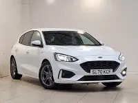 Used Ford Focus ST-Line 125 HP (91 kW) 2020 White Hatchback