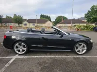 Used Audi A5 Cabriolet S-Line 177 HP (130 kW) 2012 Black Cabriolet