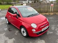 Usado Fiat 500 Lounge 69 HP (50 kW) 2014 Vermelho Citadino