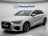 Begagnad Audi A3 Sportback S-Line 150 HK (110 kW) 2022 Vit Halvkombi