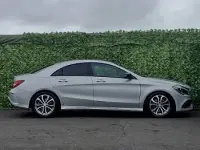 Used Mercedes CLA220 AMG line 177 HP (130 kW) 2018 Silver Coupe