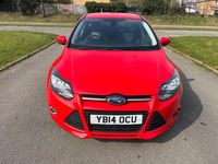 Used Ford Focus Zetec 2014 Red Hatchback