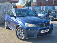 Used BMW X3 M Sport 184 HP (135 kW) 2012 Blue SUV