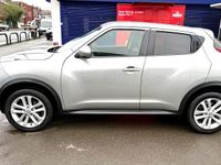 Used Nissan Juke Tekna 110 HP (80 kW) 2010 Silver SUV
