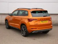 Used Skoda Karoq SportLine 150 HP (110 kW) 2023 Orange SUV