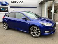 Used Ford Focus ST-Line 120 HP (88 kW) 2017 Blue Hatchback