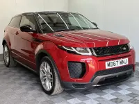 Used Land Rover Range Rover evoque HSE Dynamic 290 HP (213 kW) 2017 Red Coupe