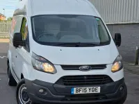 Used Ford Transit Custom 125 HP (91 kW) 2015 White Van