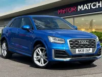 Used Audi Q2 S-Line 190 HP (139 kW) 2018 Blue SUV