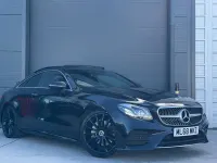 Used Mercedes E220 AMG Line Premium Plus 194 HP (142 kW) 2018 Black Coupe