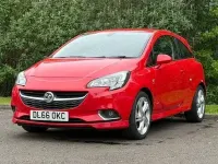 Used Vauxhall Corsa SRi 101 HP (74 kW) 2016 Red Hatchback