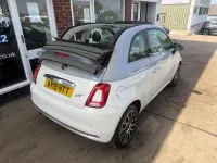 Begagnad Fiat 500C Collezione 2019 Vit Cab