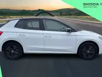 Used Skoda 110 R Colour Edition 81 HP (59 kW) 2023 Moon white metallic body / black magic pearl effect roof Hatchback