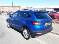 Used Skoda Karoq SE Technology 150 HP (110 kW) 2021 Blue SUV