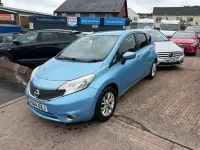 Used Nissan Note Acenta Premium 90 HP (66 kW) 2015 Blue Hatchback
