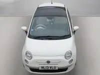 Used Fiat 500 Lounge 69 HP (50 kW) 2013 White Hatchback