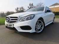 Begagnad Mercedes E220 AMG 2016 Vit Sedan