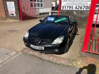 Used Mercedes SLK200 184 HP (135 kW) 2009 Black Cabriolet