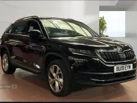 Used Skoda Kodiaq 150 HP (110 kW) 2019 Black SUV