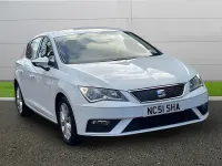 Used Seat Leon Ecomotive 116 HP (85 kW) 2018 White Hatchback