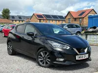 Used Nissan Micra N-Connecta 90 HP (66 kW) 2018 Black Hatchback