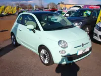 Used Fiat 500 Lounge 69 HP (50 kW) 2014 Green Hatchback