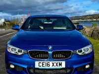 Used BMW 430 Cabriolet M Sport 252 HP (185 kW) 2016 Blue Cabriolet