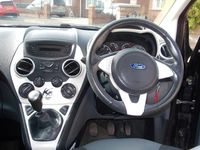 Used Ford Ka 69 HP (50 kW) 2013 Black Hatchback