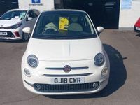 Used Fiat 500 Lounge 69 HP (50 kW) 2018 White Hatchback