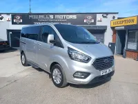 Used Ford Tourneo Custom Titanium 130 HP (95 kW) 2018 Silver Van