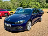 Used VW Scirocco GT 200 HP (147 kW) 2009 Blue Coupe