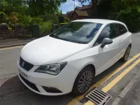 Begagnad Seat Ibiza CONNECT 90 HK (66 kW) 2016 Vit Halvkombi
