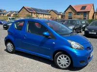 Used Toyota Aygo 67 HP (49 kW) 2009 Blue Hatchback