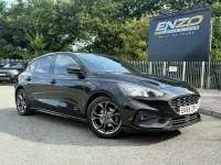 Used Ford Focus ST-Line 125 HP (91 kW) 2018 Black Hatchback